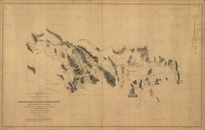 Dai villaggi Pimas a Fort Fillmore: da esplorazioni e rilievi da H.; Davis Custer