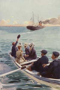 Il piroscafo si stava riducendo ogni secondo da H. Delaspre