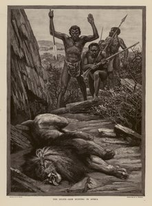 Caccia al leone in Africa da H. Dixon