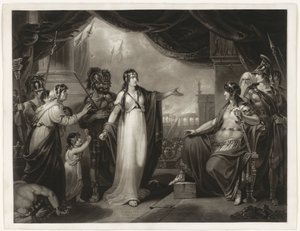 Timoclea davanti ad Alessandro (Timoclea brought before Alexander) da H. Gillbank
