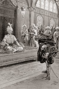 Sir Anthony Shirley visita la corte di Shah Abbas il Grande, Persia nel 1599, da Hutchinson