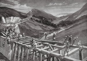 La diga di Marib da H. M. (after) Burton