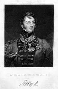 Sir Charles Hastings Doyle 1804-1883, soldato britannico, 1837