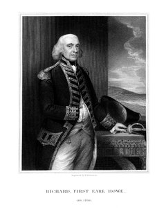 Richard Howe, 1° Conte Howe, ammiraglio britannico, 1832