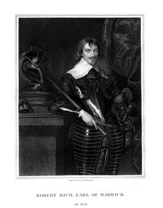 Robert Rich, 2° conte di Warwick, amministratore coloniale inglese, 1827