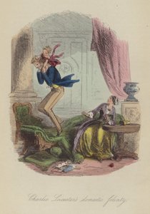 Illustrazione per Lewis Arundel o La Ferrovia della Vita di Frank E Smedley da after Hablot Knight Browne