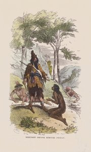Robinson salva Venerdì da after Hablot Knight Browne