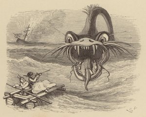 Serpente marino avanti! da Hablot Knight Browne