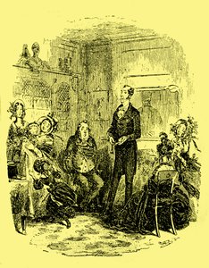Dombey e Figlio di Charles Dickens da Hablot Knight Browne