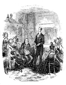 Dombey e Figlio di Charles Dickens da Hablot Knight Browne