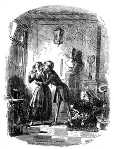 Dombey e figlio di Charles Dickens da Hablot Knight Browne