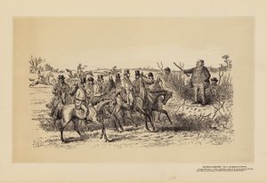 Schizzi di caccia, n. 2, una lezione agricola (incisione)