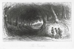 Strade di Londra: I vagabondi da Hablot Knight (1815 92) Browne