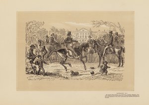 Rotten Row, n. 3, Musica e Memoria (incisione) da Hablot Knight (1815 92) Browne