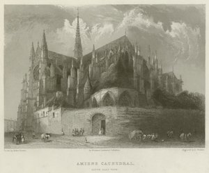 Cattedrale di Amiens, vista sud-est da Hablot Knight Browne