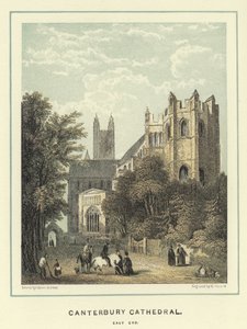 Cattedrale di Canterbury, estremità orientale da Hablot Knight Browne