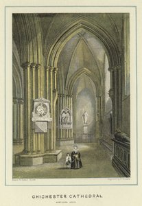 Cattedrale di Chichester, navata nord da Hablot Knight Browne