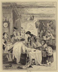 Matrimoni di Fleet da Hablot Knight Browne