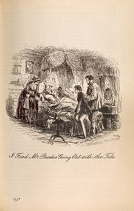 Trovo Mr Barkis che Esce con la Marea, da David Copperfield di Charles Dickens (1812-70)