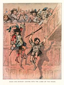 Illustrazione per Barnaby Rudge da Hablot Knight Browne