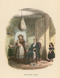 Illustrazione per Dombey e Figlio da Hablot Knight Browne