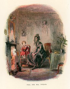 Illustrazione per Dombey e Figlio da Hablot Knight Browne