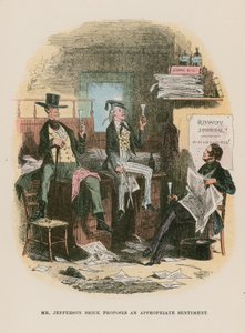Illustrazione per Martin Chuzzlewit da Hablot Knight Browne