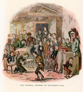 Illustrazione per Nicholas Nickleby da Hablot Knight Browne