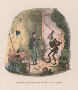 Illustrazione per Nicholas Nickleby da Hablot Knight Browne