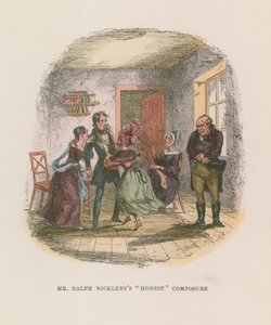 Illustrazione per Nicholas Nickleby da Hablot Knight Browne