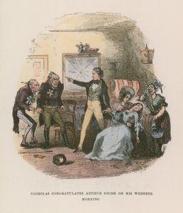 Illustrazione per Nicholas Nickleby da Hablot Knight Browne