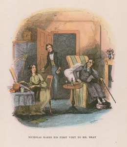 Illustrazione per Nicholas Nickleby da Hablot Knight Browne