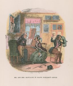 Illustrazione per Nicholas Nickleby da Hablot Knight Browne