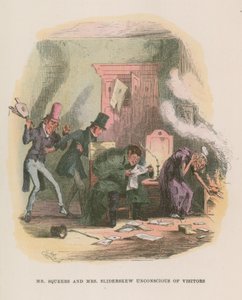 Illustrazione per Nicholas Nickleby da Hablot Knight Browne