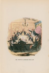 Illustrazione per Il Circolo Pickwick da Hablot Knight Browne