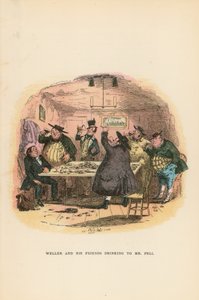 Illustrazione per Pickwick Papers da Hablot Knight Browne