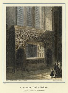Cattedrale di Lincoln, Monumento del Vescovo Longland da Hablot Knight Browne