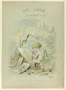 Mr. Love, architetto da Hablot Knight Browne