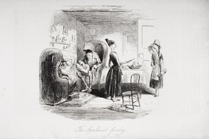 La famiglia Smallweed, illustrazione da 