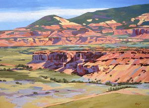 Torrey Overlook, 2024 (olio su tela)