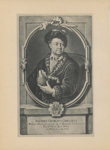 Ritratto del naturalista, botanico e geografo Johann Georg Gmelin 1709-1755, metà del XVIII secolo da Haid