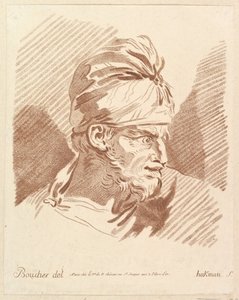 Testa di un uomo con turbante da Hakman