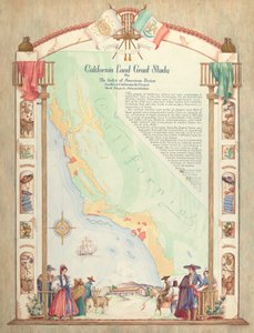Mappa: Studio delle concessioni terriere della California da Hal Blakeley
