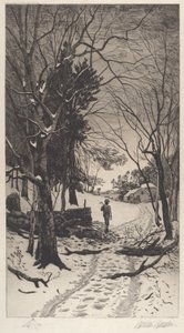 Senza titolo (Paesaggio invernale)