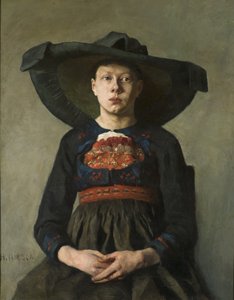 Una Ragazza Contadina Bavarese