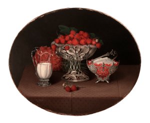 Natura morta con fragole