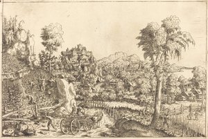 Paesaggio con vigneto da Hanns Lautensack