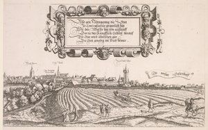 Vista panoramica di Norimberga: Parte destra da Hanns Lautensack