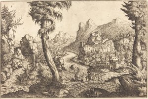 La fuga in Egitto da Hanns Lautensack