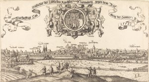 Veduta di Norimberga da est (sezione centrale)